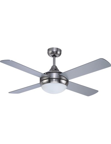 VENTILADOR  TECHO  PLATA  CON  LUZ