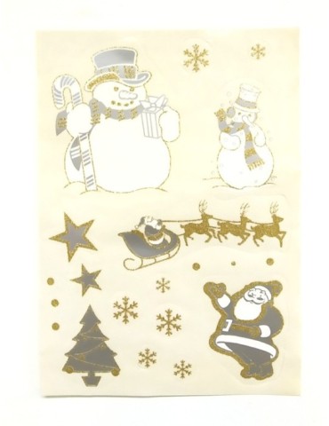 ADHESIVO  NAVIDEÑO  PARA  CRISTAL