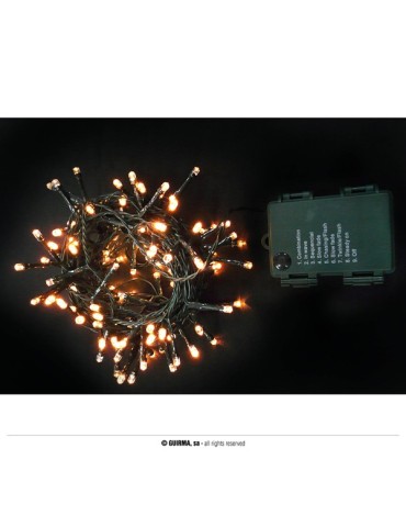 GUIRNALDA  LED  BLANCA