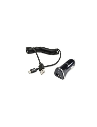 CARGADOR  DE  COCHE  +  CABLE  IPHONE  /  IPAD  DCU