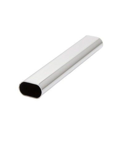 TUBO  ACERO  OVAL  CROMADO  4  M