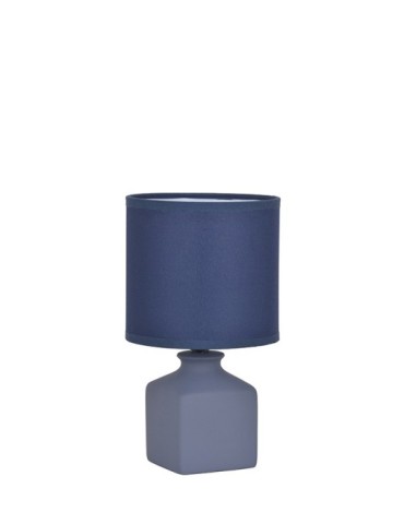 LAMPARA  CERÁMICA  Y  ALGODÓN