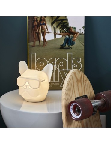 LAMPARA  LUMINOSA  LED  SILICONA  BULLDOG  BLANCO