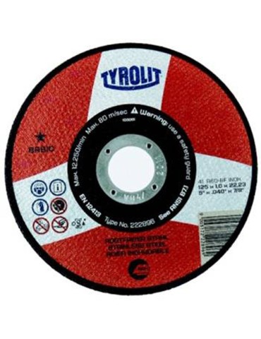 DISCO  C  INOX  EXTRADELG  125X1  MM  34332869  A60R-BFB