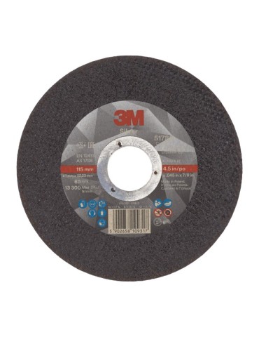 DISCO  C  H  METAL/INOX  T41  125X1MM  PN51790