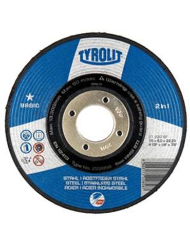 DISCO  DESBASTE  ACERO/INOX  178X6  MM  222863  A30-BF