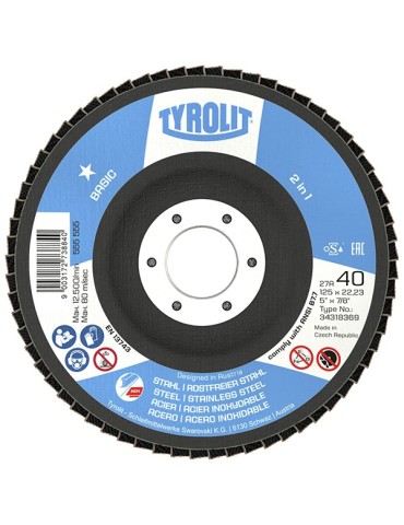 DISCO  LAMINAS  ZA  40  Q-B  125X22  MM  34318369