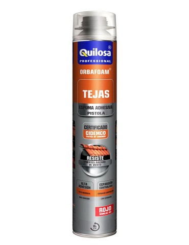 ESPUMA  POLIURET  TEJAS  ROJA  PIS  750  ML  40162