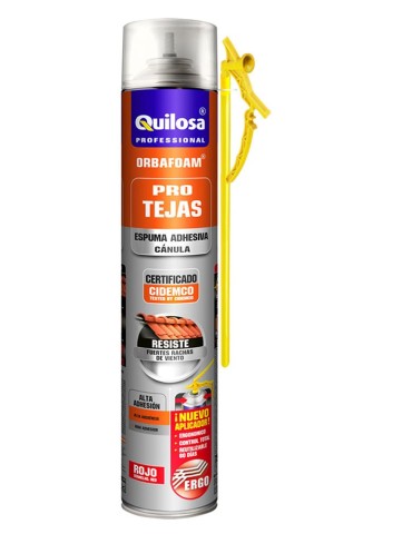 ESPUMA  POLIURET  TEJAS  ROJA  AER  750  ML  40410