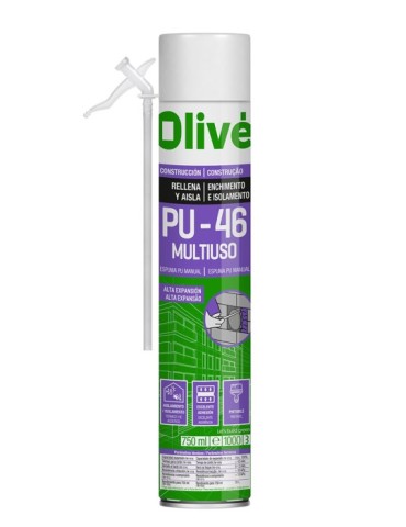 ESPUMA  POLIURETANO  CANULA  PU46  750  ML  5201E1440S01000