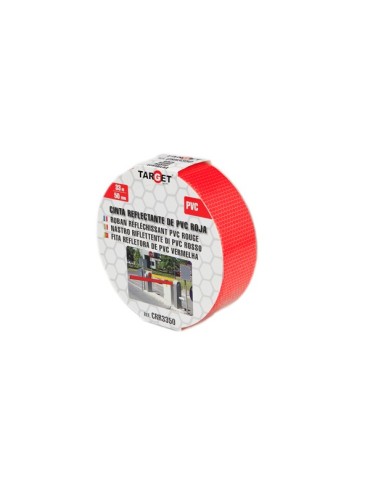 CINTA  ADHS.  REFLECT.  ROJA  33MX50MM  CRR3350