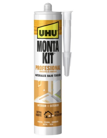ADHESIVO  MONTAJE  PRO  UHU  350  G  6310640/MONTAKIT