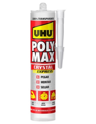 ADHESIVO  SELLADOR  TRANSP  UHU  300  G  6310617/POLY  MAX