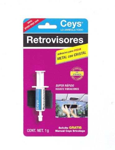 ADHESIVO  RETROVISORES  1  G  501020