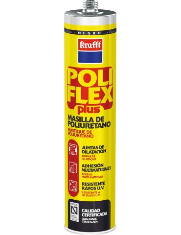 SELLADOR  ADH  POLIURETANO  NEGRO  300  ML  50033..