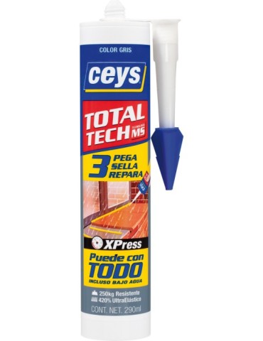 SELLADOR  ADH  PU  MSTECH  GRIS  290  ML  507220