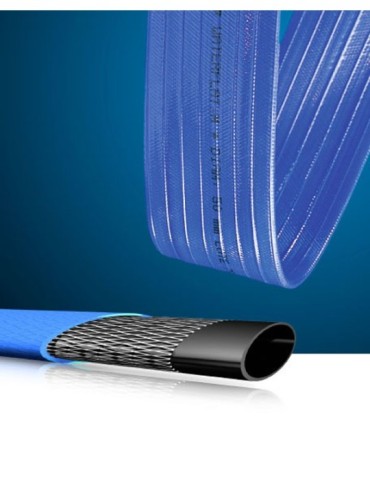 MANGUERA  PLANA  AZUL  FLATM  63MM  R/100  M