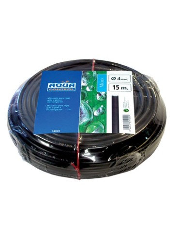 TUBERIA  MICROTUBO  R/15M  NEGRO  4  MM  C4021