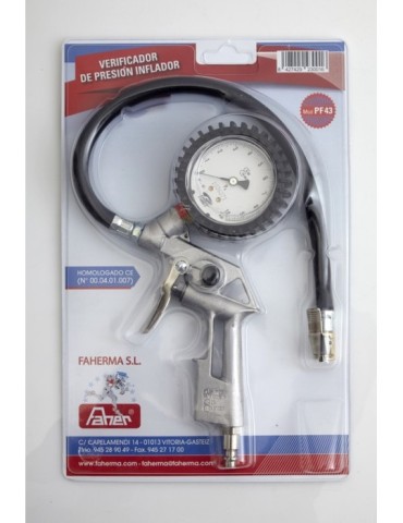 VERIFICADOR  PRESION  HOMOLOGADO  0-10  BAR  PF-43