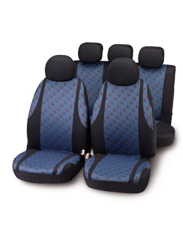 FUNDAS  ELASTICAS  JG  NEGRO  AZUL  -  10024