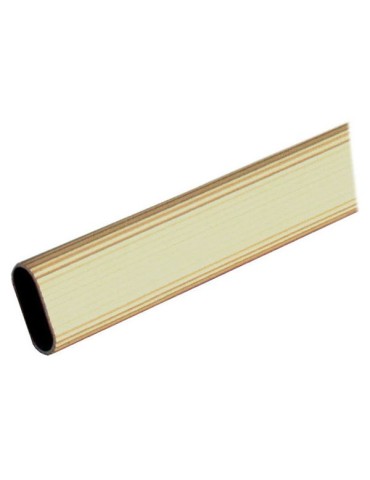 TUBO  ARMARIO  OVALADO  ORO  4  MT  30X15  MM  1-1694