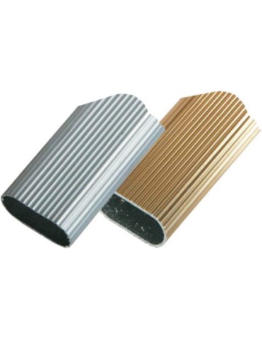 TUBO  ARMARIO  OVALADO  PLATA  4MT  30X15  MM  30400