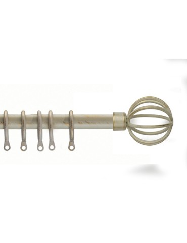 BARRA  METAL  EXT  KIT  NEVADA  ORO/CREM  125-245  CM  73420634250