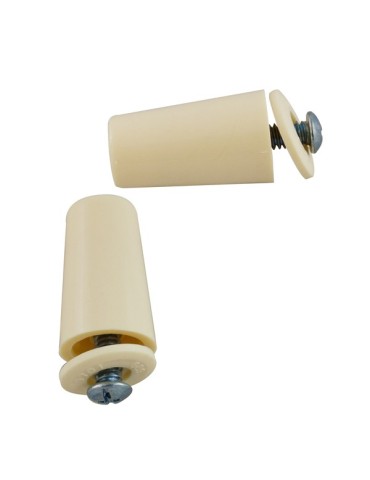 TOPE  PERSIANA  C/T  BL.2  MARFIL  40  MM  PH1033