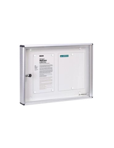 ARMARIO  ANUNCIOS  ALUM  PLATA  350X480  MM  PAN42