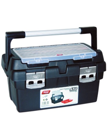 CAJA  HERRTAS  PLASTICO  /ALU  450  MM  163005