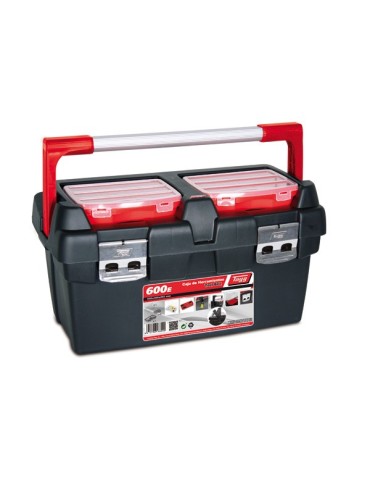 CAJA  HERRTAS  PLASTICO  /ALU  600  MM  168000
