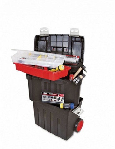 CAJA  HERRTAS  C/RUEDAS  C/ALUMIN  47X29X63  158001