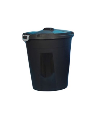 CUBO  BASURA  INDUSTRIAL  NEGRO  50  L  CU-50N
