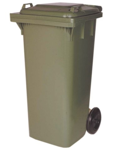 CONTENEDOR  PLASTICO  VERDE/VERDE  120  L  ORB12NS01