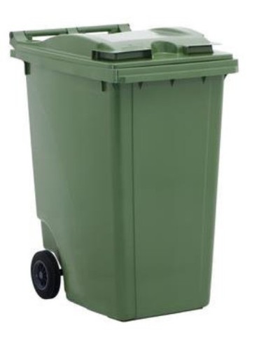 CONTENEDOR  PLASTICO  VERDE  360  L  0RB36NS0