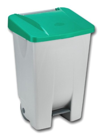 CONTENEDOR  PEDAL  RUEDAS  80  L  23410