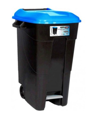 CONTENEDOR  PEDAL/RUEDA  T  AZUL  120  L  423024