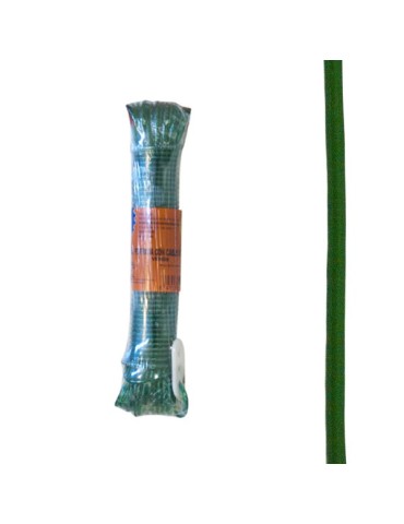 CABLE  ACERO  FORRADO  4MM  VERDE  15  M  PH0688