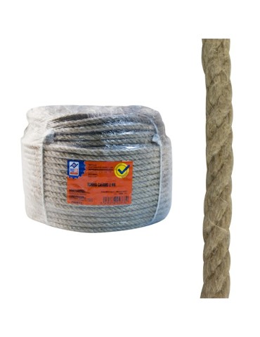 CUERDA  CAÃAMO  4  C.  BOBINA  8  MM  100  M  PH0633