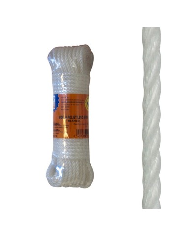 CUERDA  POLIETILENO  5  MM  BLANCO  15  M  PH0550
