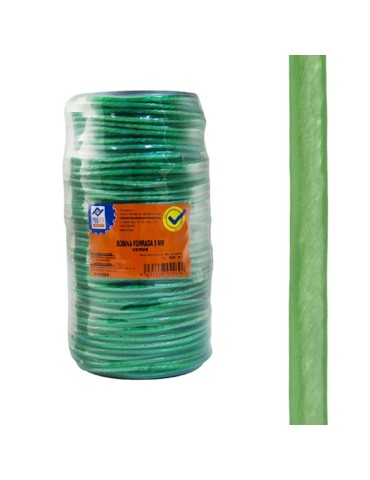 CUERDA  PE  FORRADA  4  MM  VERDE  100  M  PH0561