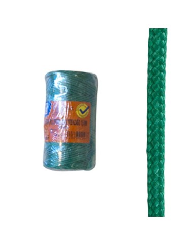 CUERDA  PP.TRENZAD.1,5  MM  VERDE  100  M  PH0601
