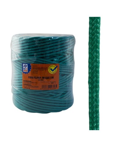 CUERDA  PP.TRENZAD.5  MM  VERDE  200  M  PH0616