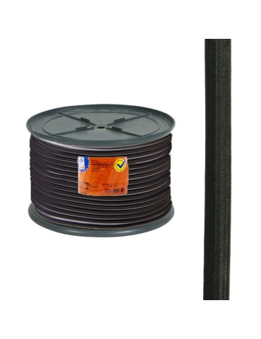 GOMA  ELASTICA  CARRE.10MM  NEGRO  50  M  PH0684
