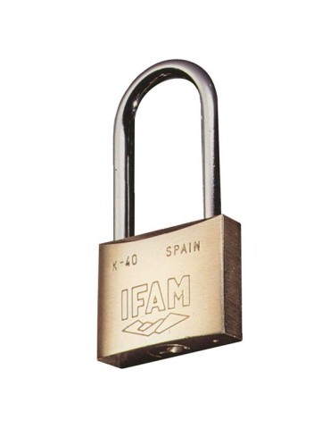 CANDADO  LATON  ARCO  LARGO  25  MM  K25AL