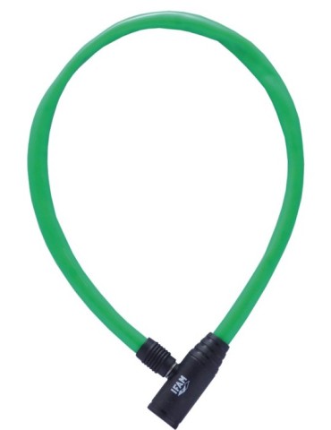 CANDADO  CABLE  BICI  JUNIOR  VERD  60  CM  000301V