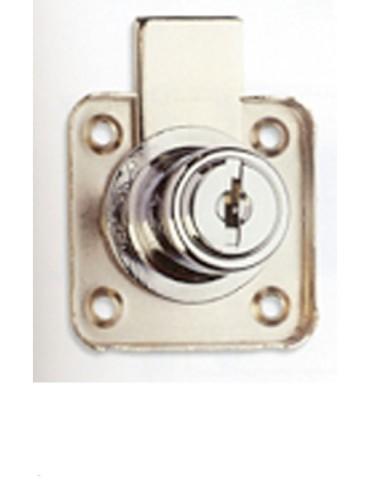 CERRADURA  CAJON  SOBREP  CROMO  25  MM  0361