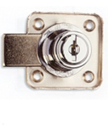 CERRADURA  ARMARIO  SOBREP  CROMO  25  MM  0362