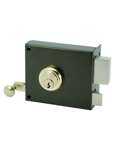 CERRADURA  SOBREP  IZQ  ESMAL  EURO  80  MM  125A-HE08IP