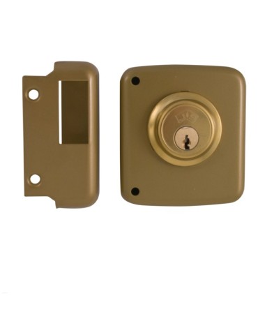 CERRADURA  SOPREPONER  DCHA  100  11-10  DORAD